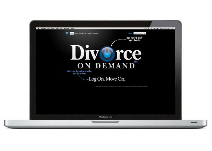 Divorce On Demand website